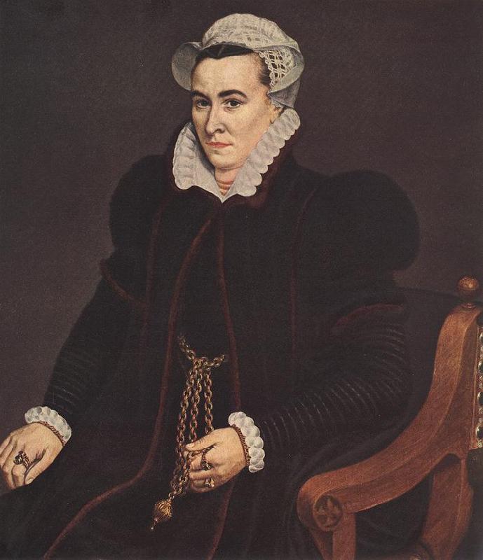 POURBUS, Frans the Elder Portrait of a Woman igtu oil painting picture